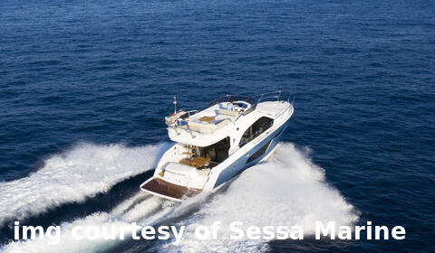 barco de motor Sessa 42 Fly imagen 1